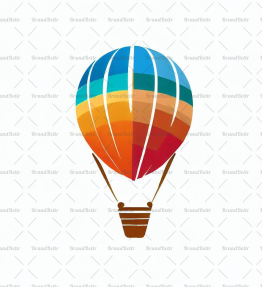 Reisender Heißluftballon
